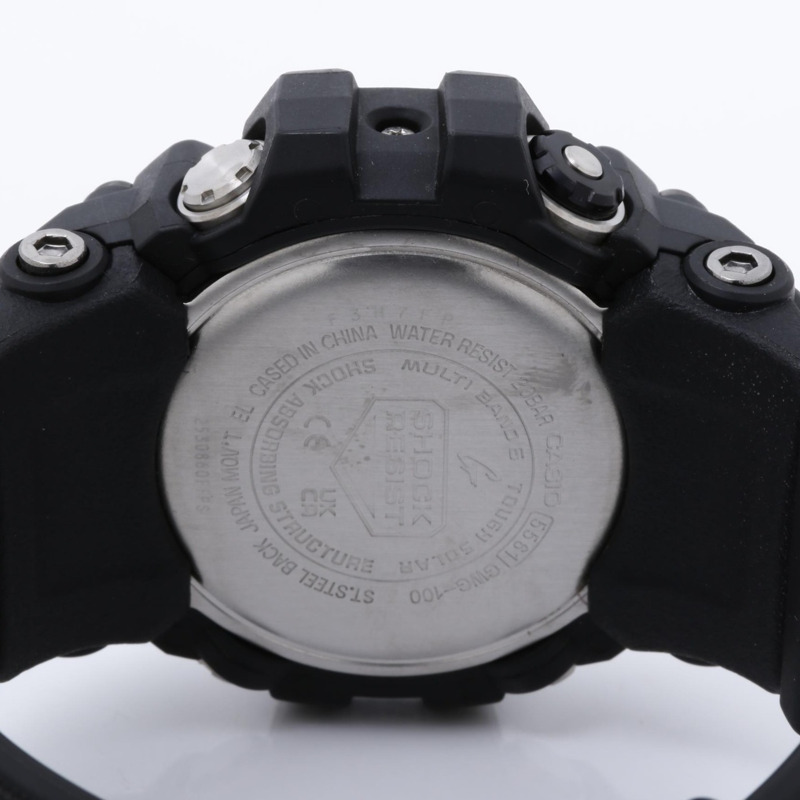卡西歐 G-SHOCK Master of G Land Mudmaster GWG1001AJF 男士腕錶，黑色樹脂/不鏽鋼-3