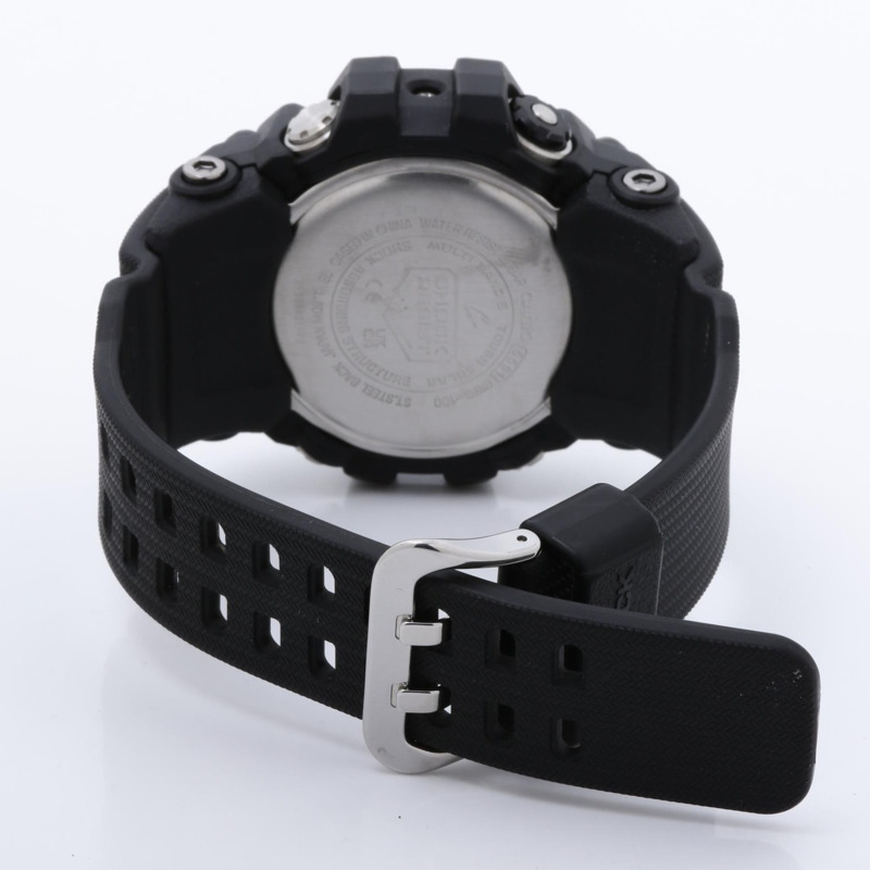 卡西歐 G-SHOCK Master of G Land Mudmaster GWG1001AJF 男士腕錶，黑色樹脂/不鏽鋼-4