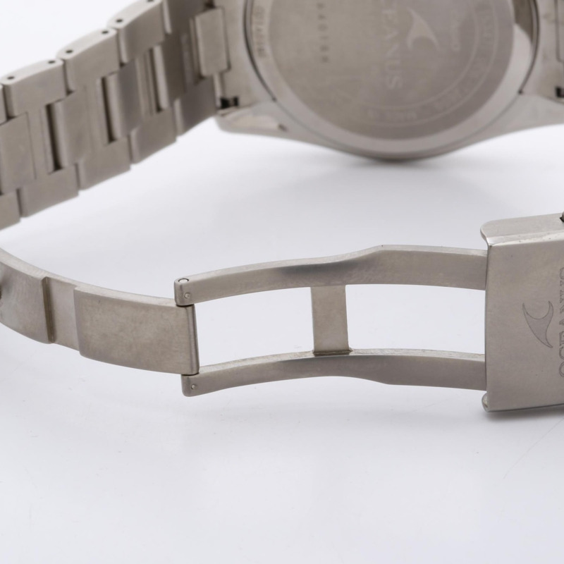 卡西歐 Oceanus 經典系列腕錶 OCWT26002AJF 冰藍色銀色鈦金屬男士模擬腕錶-5