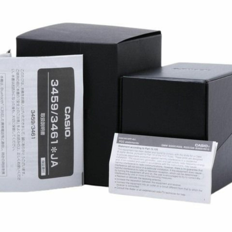 卡西歐 G-SHOCK 全金屬腕錶 GMWB50001JF 銀黑色不鏽鋼樹脂男士太陽能電波校時數位腕錶-8