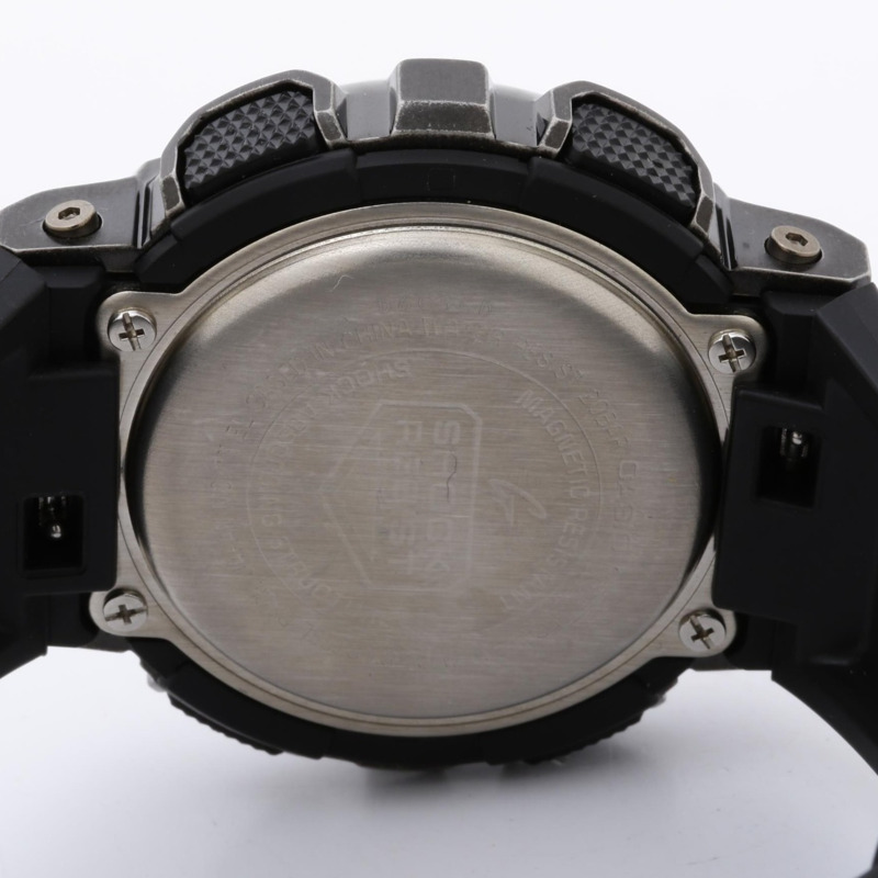 卡西歐 G-SHOCK 指針/數位雙顯 110 系列 GM110VB1AJR 男士手錶，黑色樹脂/不鏽鋼-3