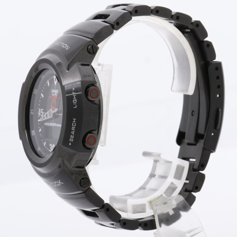 卡西歐 G-SHOCK 全金屬 AW500 系列 AWM5001AJF 黑色不鏽鋼男士手錶-2
