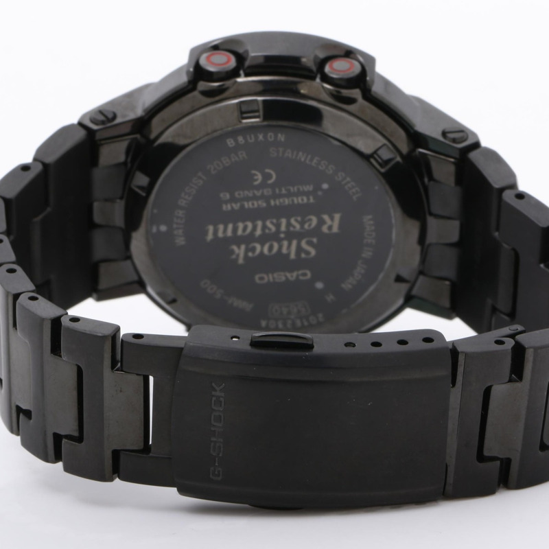 卡西歐 G-SHOCK 全金屬 AW500 系列 AWM5001AJF 黑色不鏽鋼男士手錶-5