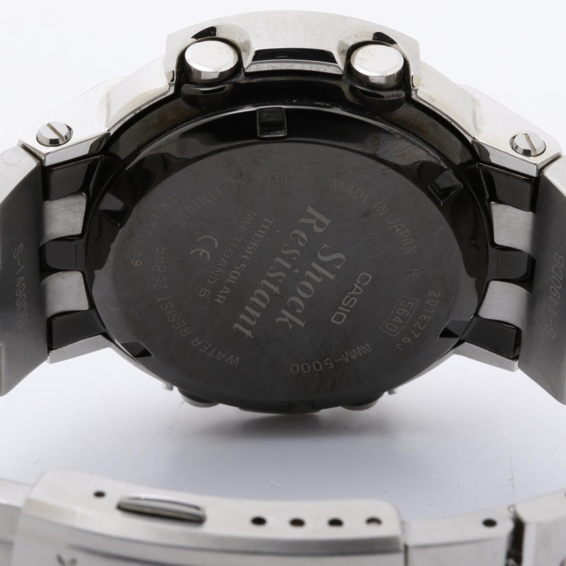 卡西歐 G-SHOCK 全金屬 AW500 系列 AWM500D1A8JF 銀色不銹鋼男士手錶-3