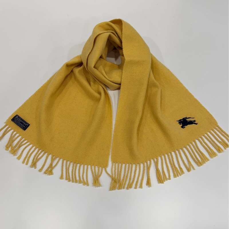 BURBERRY 倫敦 羊絨100%圍巾-2