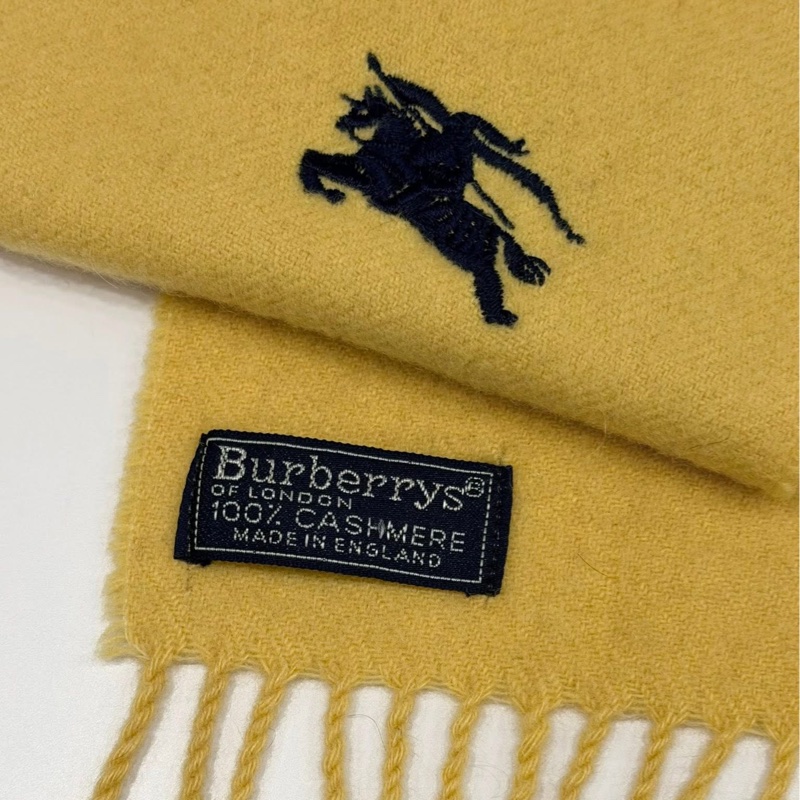 BURBERRY 倫敦 羊絨100%圍巾-3