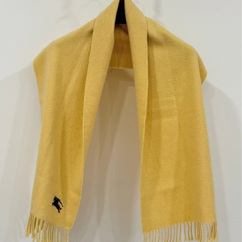 BURBERRY 倫敦 羊絨100%圍巾-4