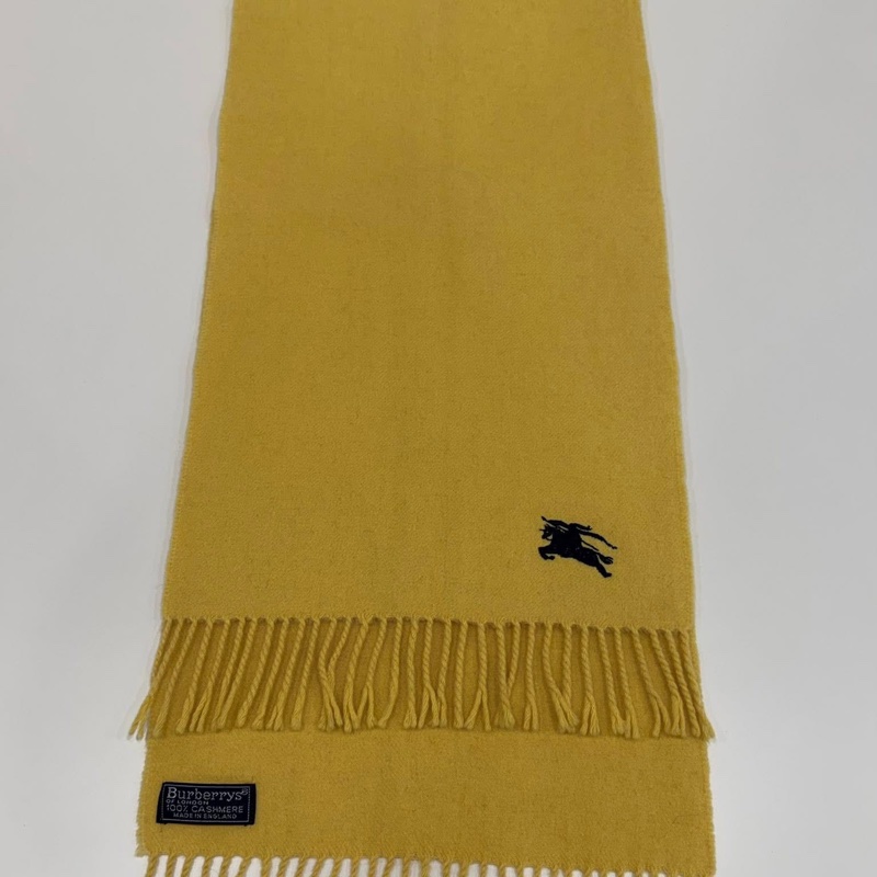 BURBERRY 倫敦 羊絨100%圍巾-8