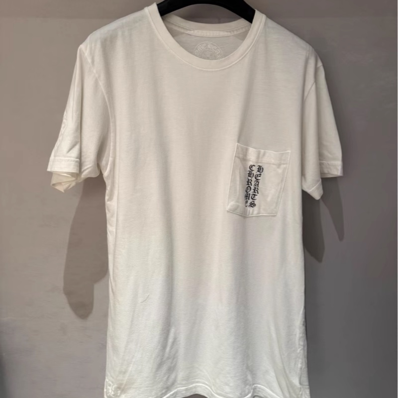 【97新 ✨ 全網最低價！】Chrome Hearts T Shirt M碼 白色 男女同款（下單前先詢問庫存❗️）-1