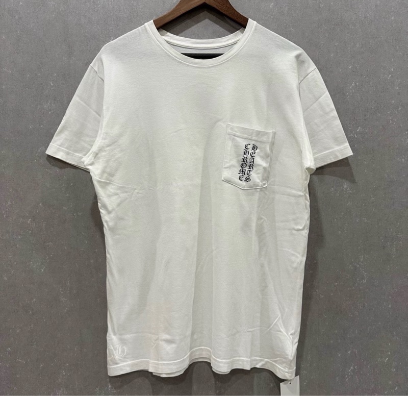 【97新 ✨ 全網最低價！】Chrome Hearts T Shirt S碼 白色 男女同款（下單前先詢問庫存❗️）-0