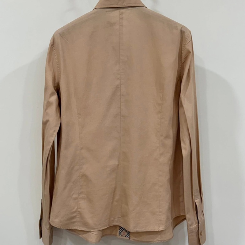 BURBERRY 藍標 經典格紋領口袋戰馬襯衫-2