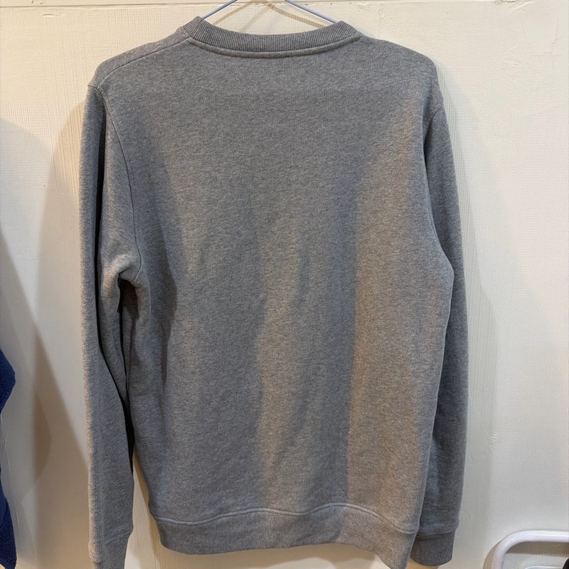 二手美品 Loewe 經典刺繡 灰 拼接長袖-4