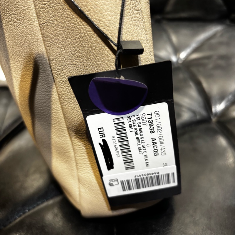 YSL Saint Laurent LE 5 À 7 Hobo 小號 海鹽色 全新-4