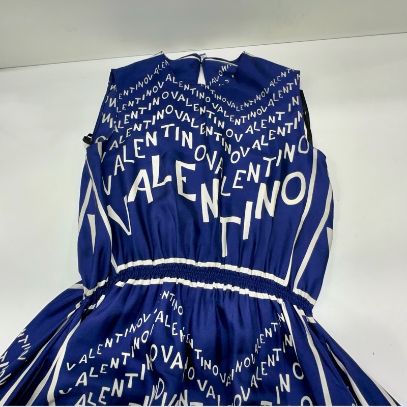 Valentino經典時尚 潮流百搭 真絲 連衣裙女款-2