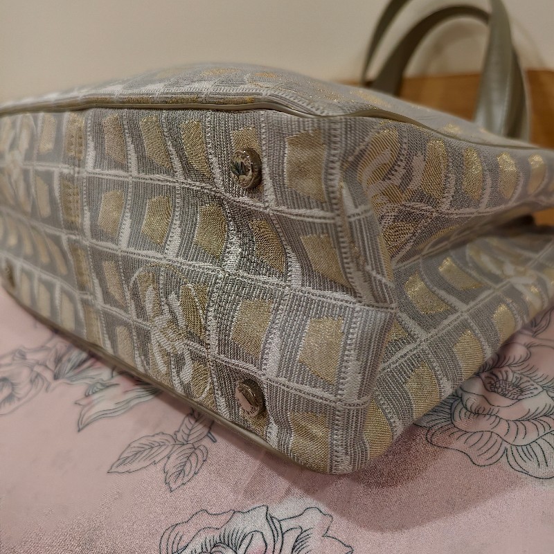 Chanel 香奈兒 冰格帆布托特包-4