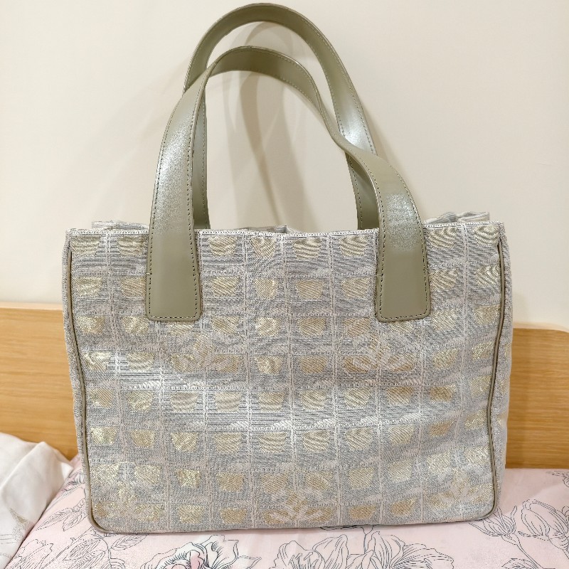 Chanel 香奈兒 冰格帆布托特包-8