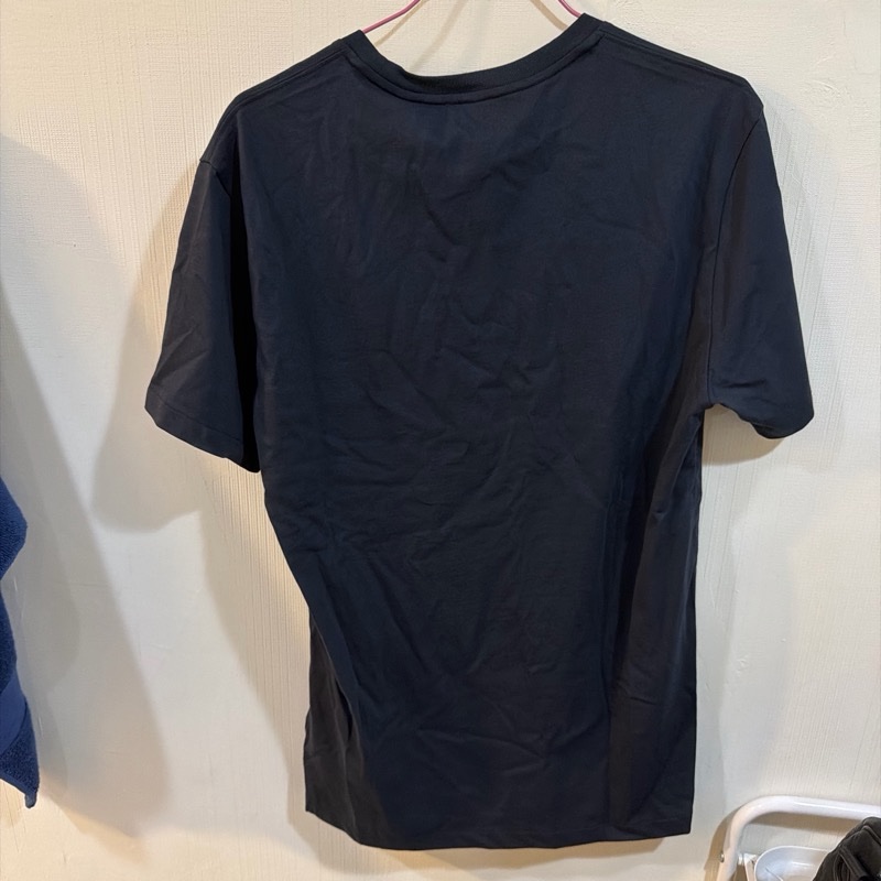 全新 Burberry 深藍 胸口 Logo 短 tee-2