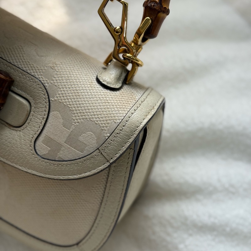 (台灣購證🇹🇼）Gucci 竹節包 專櫃十三萬-6