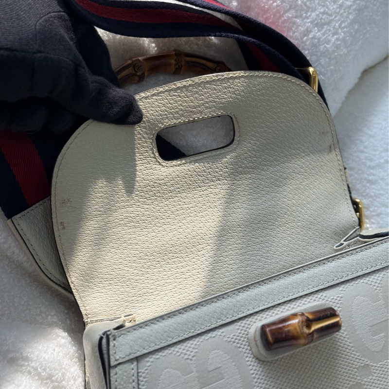 (台灣購證🇹🇼）Gucci 竹節包 專櫃十三萬-12