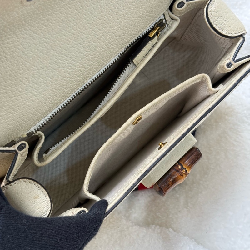 (台灣購證🇹🇼）Gucci 竹節包 專櫃十三萬-13