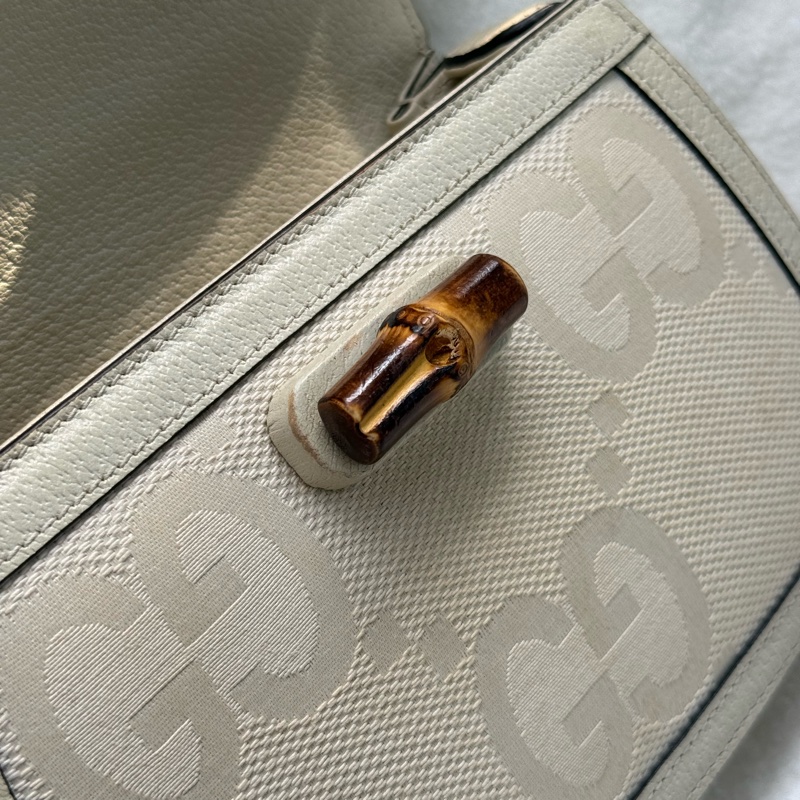 (台灣購證🇹🇼）Gucci 竹節包 專櫃十三萬-14