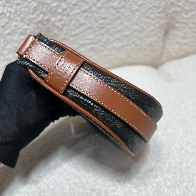 賽琳/Celine 迷你印花牛皮革手袋 腋下包 16*12cm 22年編碼-4