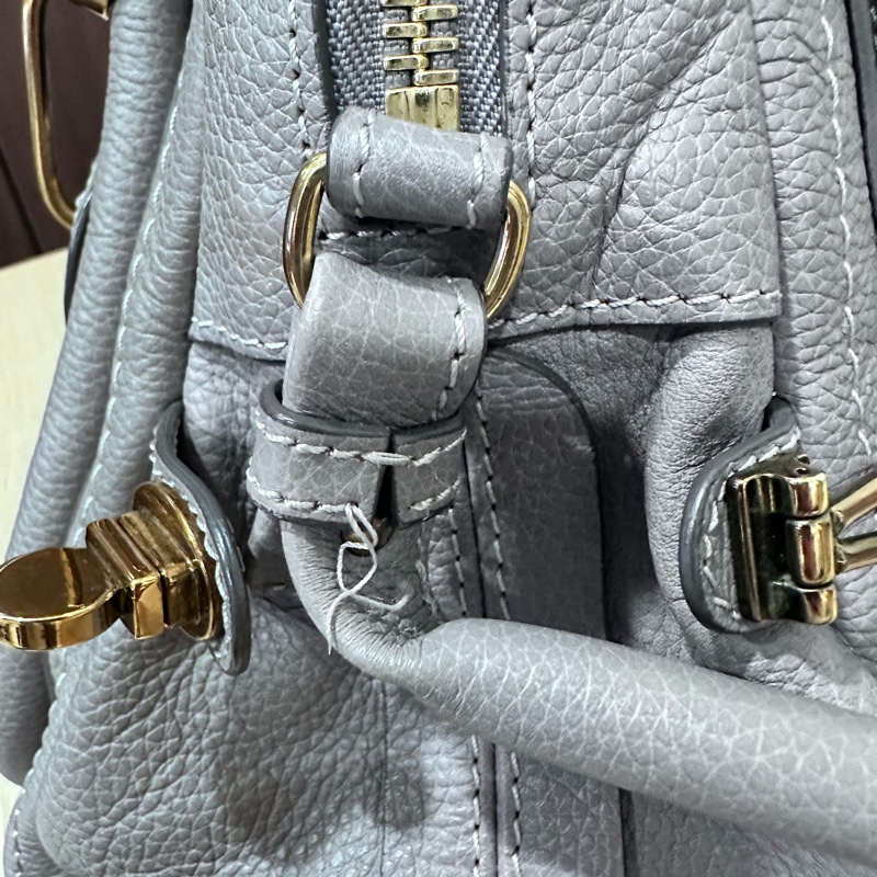 [Chole’]經典款-Paraty牛皮手提/肩背包-羊絨灰Cashmere grey-13