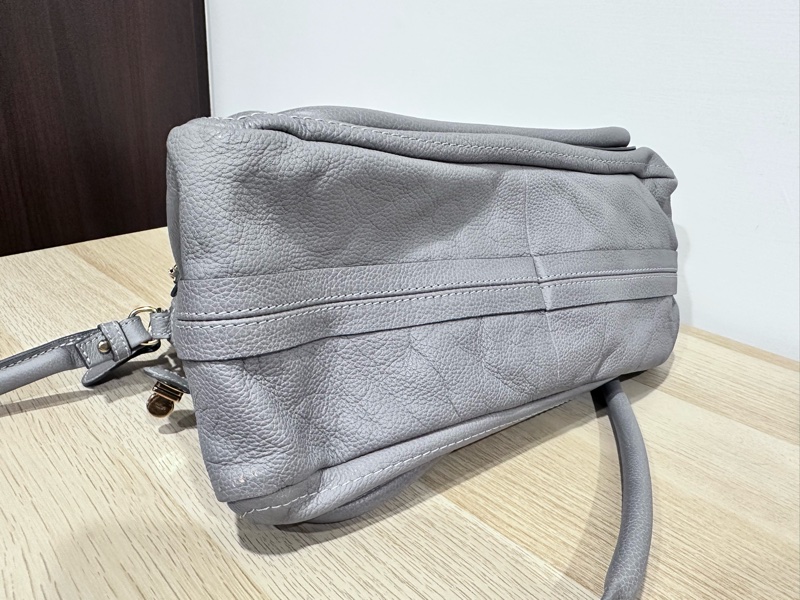 [Chole’]經典款-Paraty牛皮手提/肩背包-羊絨灰Cashmere grey-17