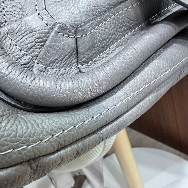 [Chole’]經典款-Paraty牛皮手提/肩背包-羊絨灰Cashmere grey-21