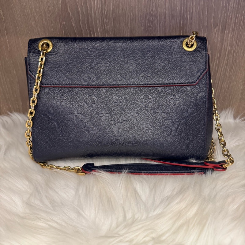 9 7新 LV路易威登vavin藍金中號 20年編碼芯片共存-1