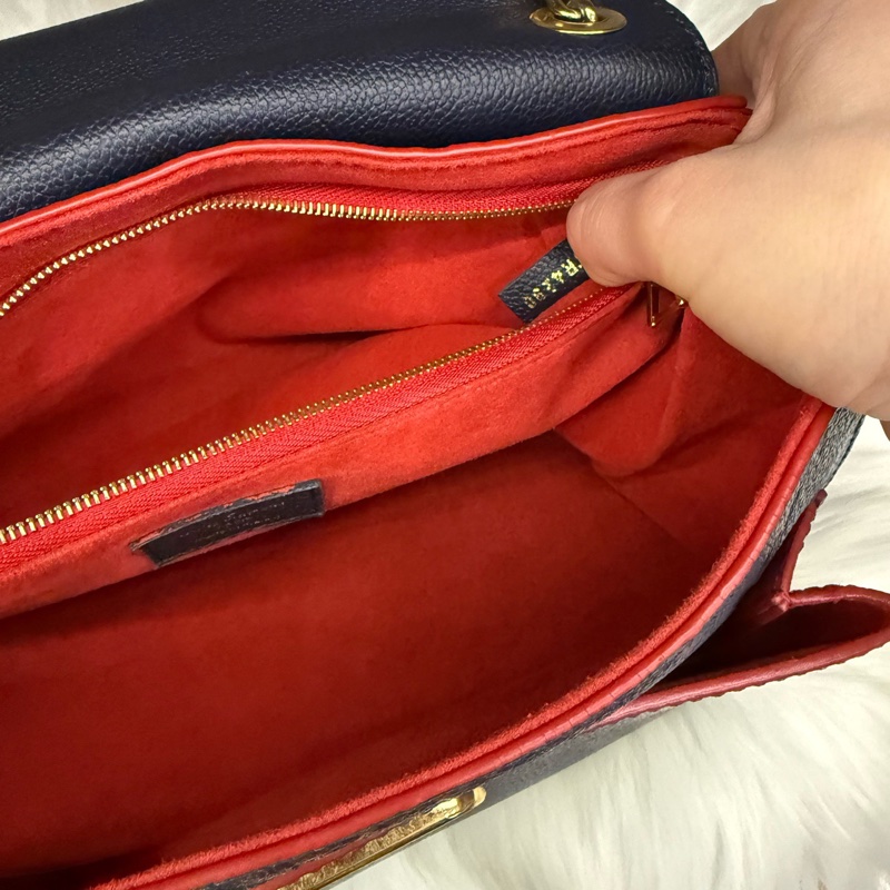 9 7新 LV路易威登vavin藍金中號 20年編碼芯片共存-8