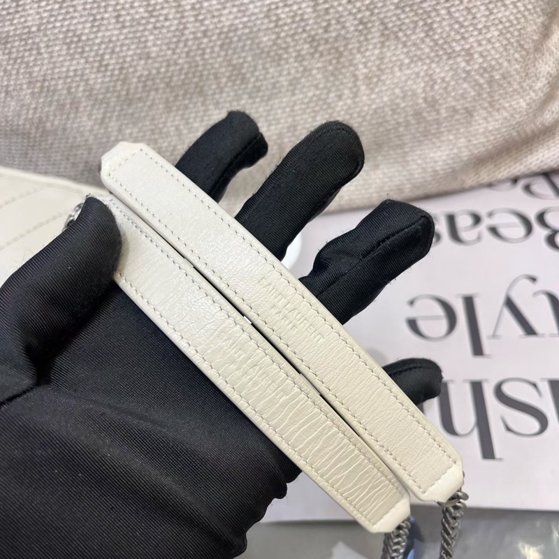 YSL聖羅蘭白色niki小號 新款D扣-2