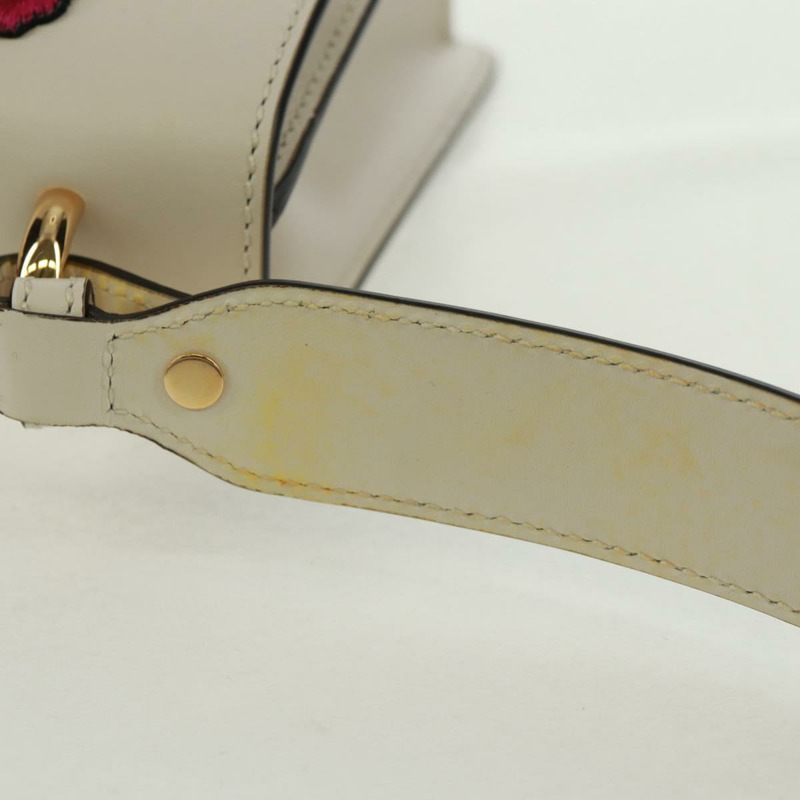 【日本直送】GUCCI Sylvie Sherry Line 單背包，皮革材質，紅色/金色，貨號 421882，正品編號 171363M-7