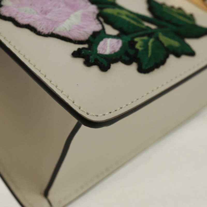 【日本直送】GUCCI Sylvie Sherry Line 單背包，皮革材質，紅色/金色，貨號 421882，正品編號 171363M-14