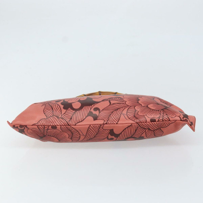 【日本直送】GUCCI 竹節手提包 皮革 粉紅金色 95231 正品 169845V-4