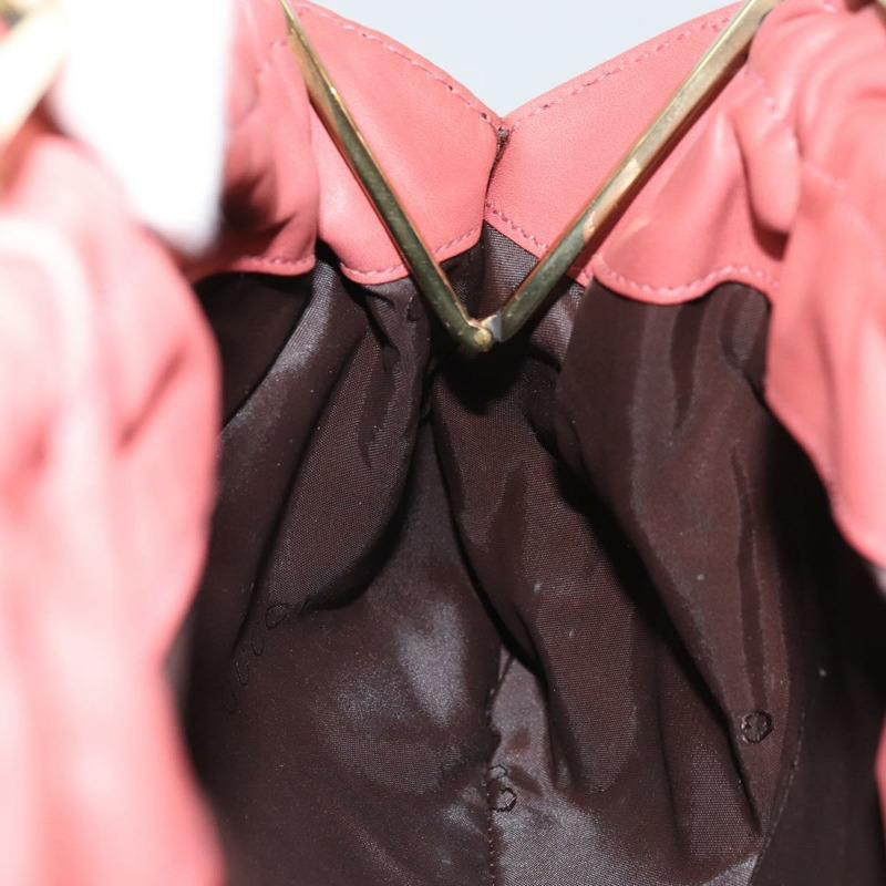 【日本直送】GUCCI 竹節手提包 皮革 粉紅金色 95231 正品 169845V-19