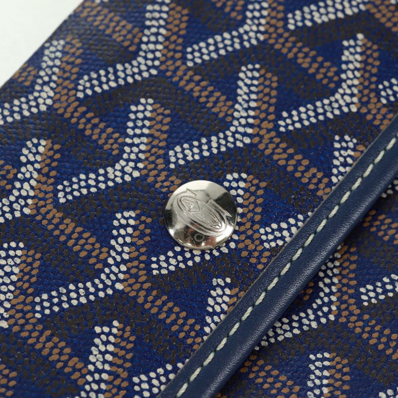 【日本直送】GOYARD 人字紋 Saint Louis PM 手提包 PVC 海軍藍 正品 171919V-20