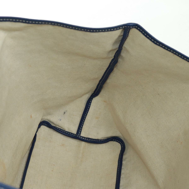 【日本直送】GOYARD 人字紋 Saint Louis PM 手提包 PVC 海軍藍 正品 171919V-25