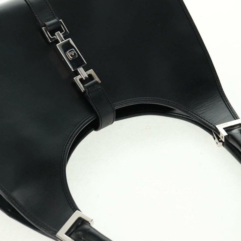 【日本直送】GUCCI Jackie 肩背包 皮革 黑色 銀色 002 1067 1705 正品 170690V-5