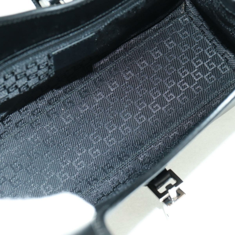 【日本直送】GUCCI Jackie 肩背包 皮革 黑色 銀色 002 1067 1705 正品 170690V-9