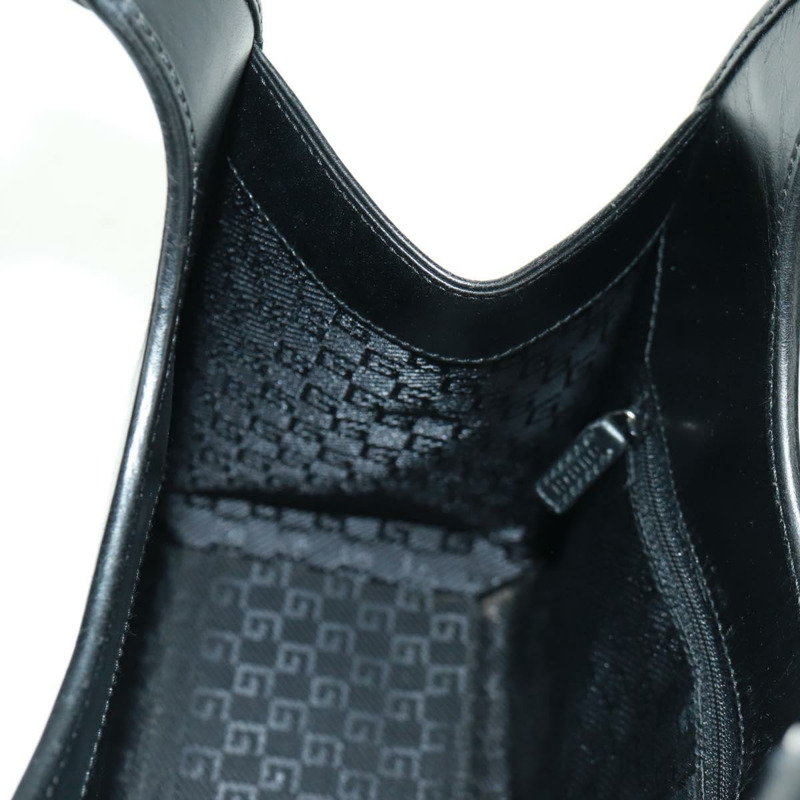 【日本直送】GUCCI Jackie 肩背包 皮革 黑色 銀色 002 1067 1705 正品 170690V-21