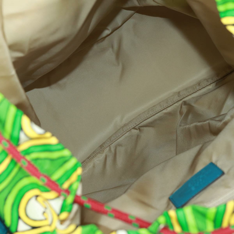 【日本直送】GUCCI The North Face 雙肩包 尼龍材質 綠色 銀色 650294 正品 170794SAM-9