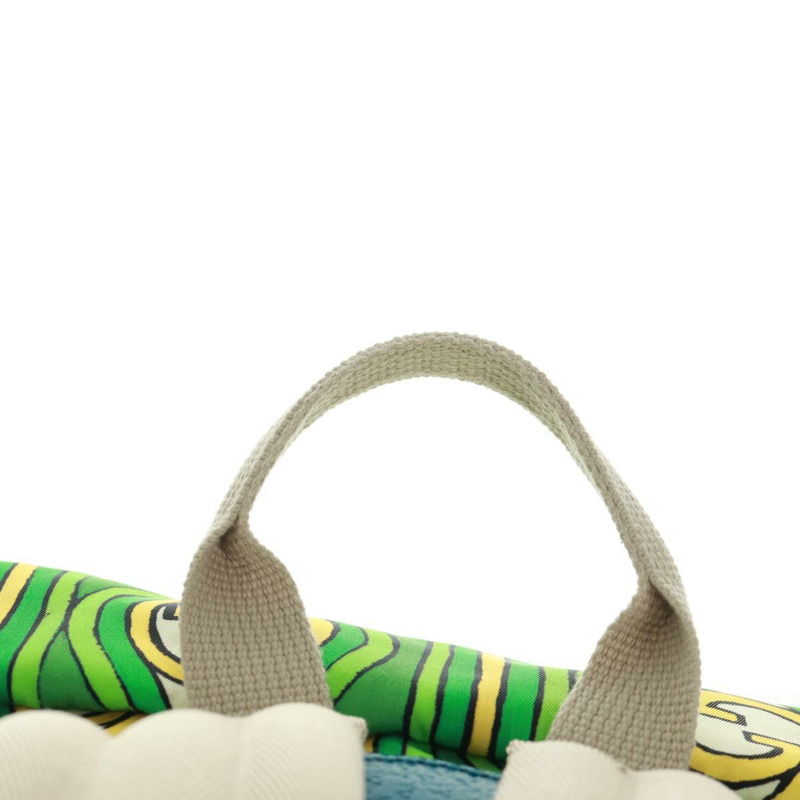 【日本直送】GUCCI The North Face 雙肩包 尼龍材質 綠色 銀色 650294 正品 170794SAM-14