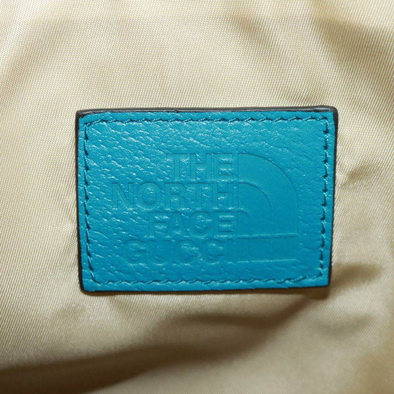 【日本直送】GUCCI The North Face 雙肩包 尼龍材質 綠色 銀色 650294 正品 170794SAM-30