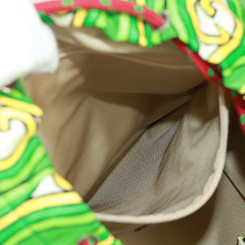 【日本直送】GUCCI The North Face 雙肩包 尼龍材質 綠色 銀色 650294 正品 170794SAM-35