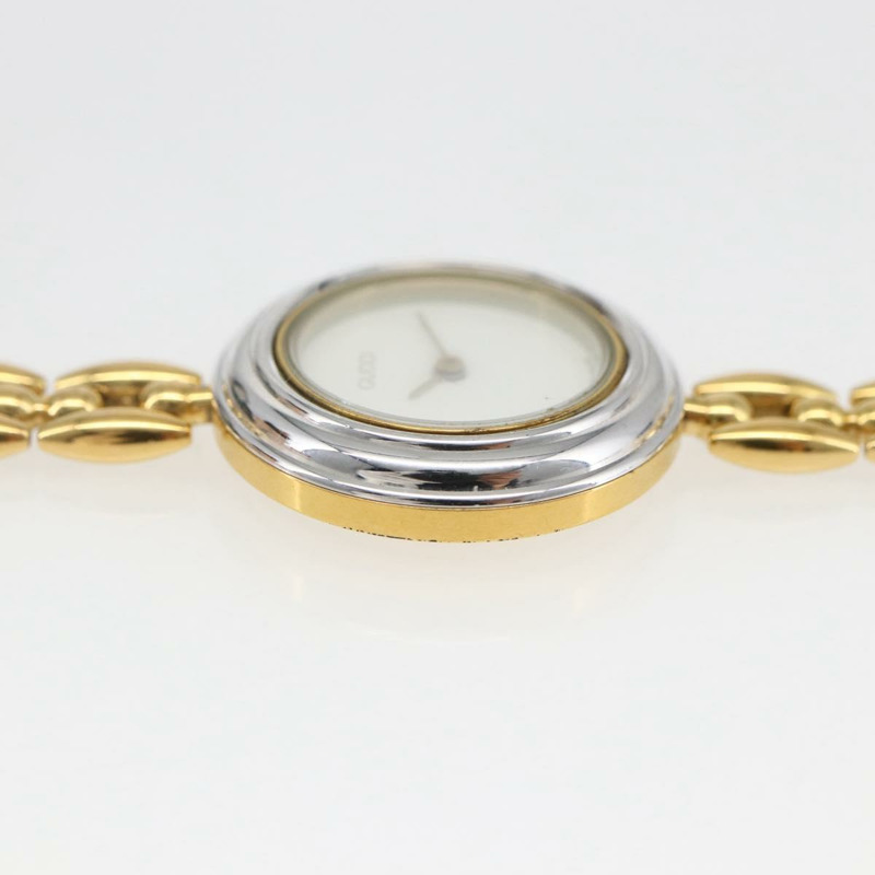 【日本直送】GUCCI 金色錶圈腕錶 正品 am10796SV-17