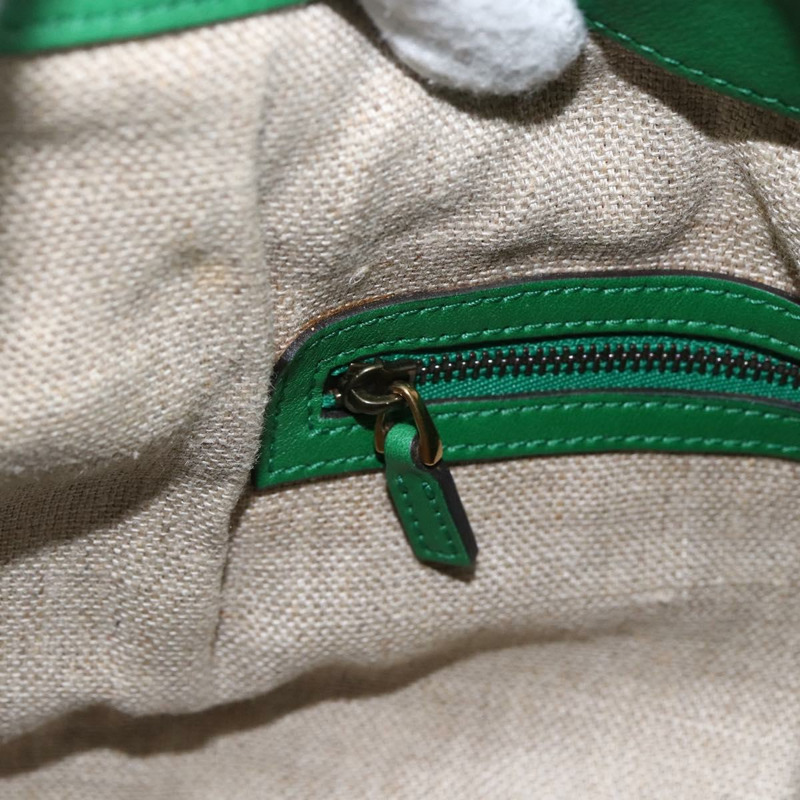 【日本直送】GUCCI 綠色金色皮革單肩包 290682 正品 169780V-21