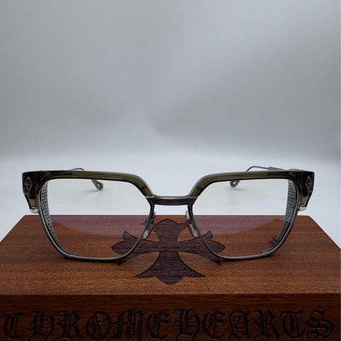 Chrome hearts LGMA 眼鏡 墨鏡 克羅心眼鏡 克羅心 透茶色橄欖綠