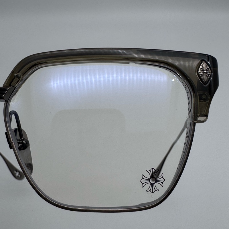 Chrome hearts LGMA 眼鏡 墨鏡 克羅心眼鏡 克羅心 透茶色橄欖綠-6