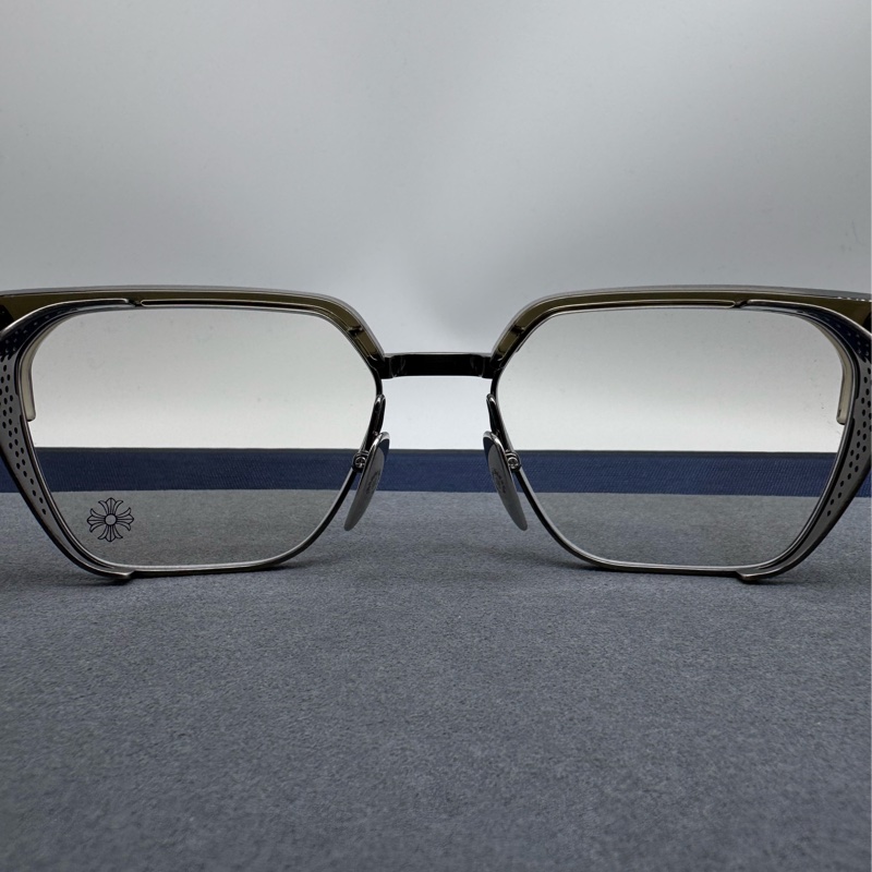 Chrome hearts LGMA 眼鏡 墨鏡 克羅心眼鏡 克羅心 透茶色橄欖綠-11